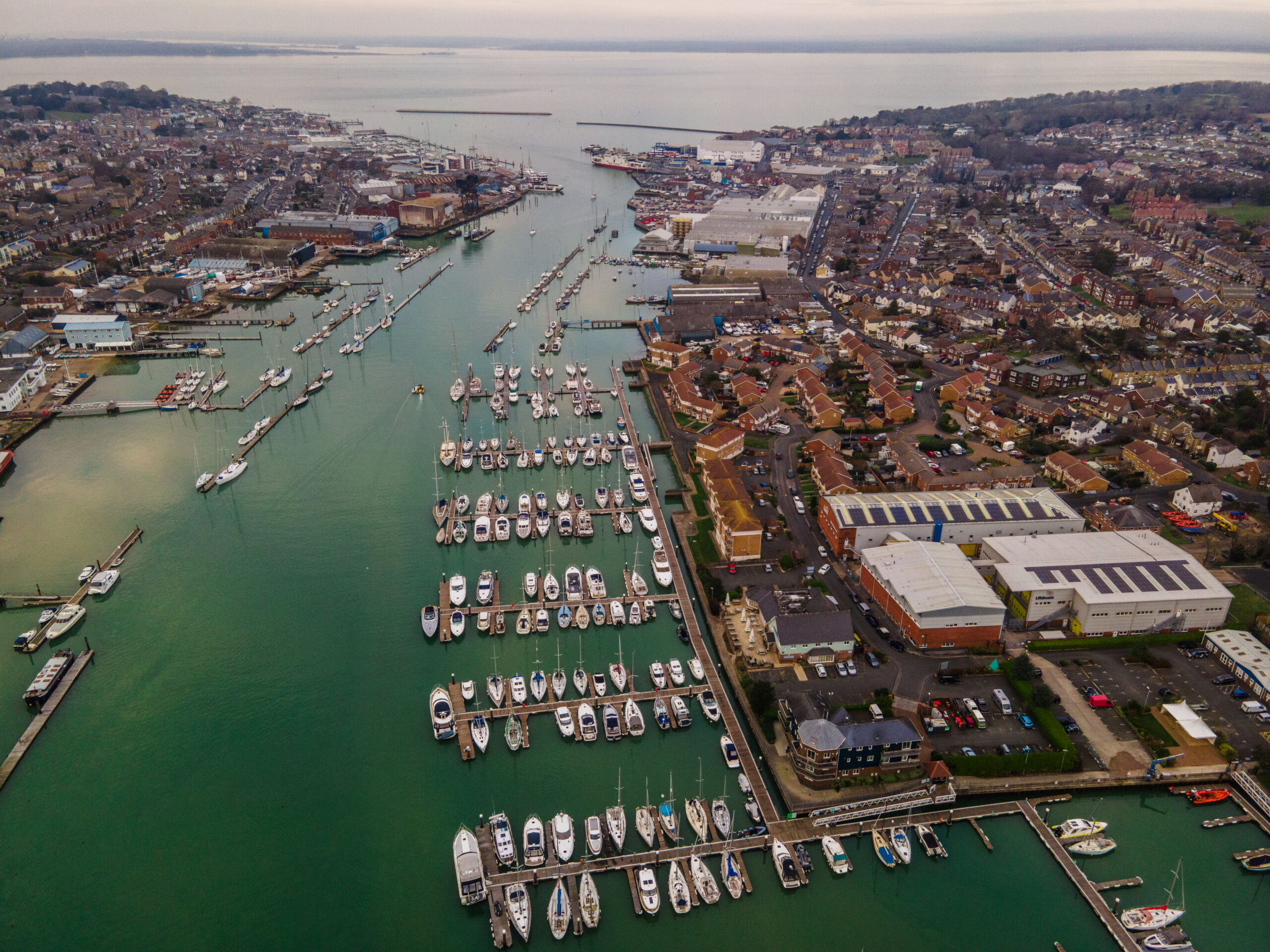 View out to cowes